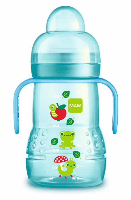 MAM TRAINER 220 ML 4+ BECCUCCIO SOFT SILICONE NEUTRO - Metafarm