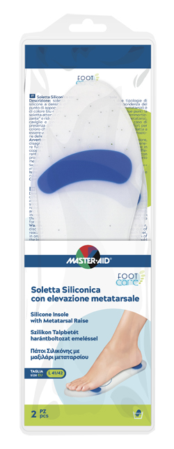 SOLETTA SILICONICA MASTER-AID FOOTCARE LARGE 41-42 METATARSO I6 - Metafarm