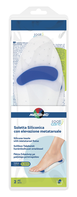 SOLETTA SILICONICA MASTER-AID FOOTCARE XL 43-44 METATARSO I7 - Metafarm