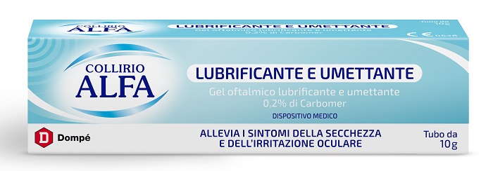 COLLIRIO ALFA LUBRIFICANTE E UMETTANTE GEL 10 ML - Metafarm