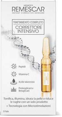 REMESCAR TRATTAMENTO COMPLETO CORRETTORE INTENSIVO 5 FIALE X 2 ML - Metafarm