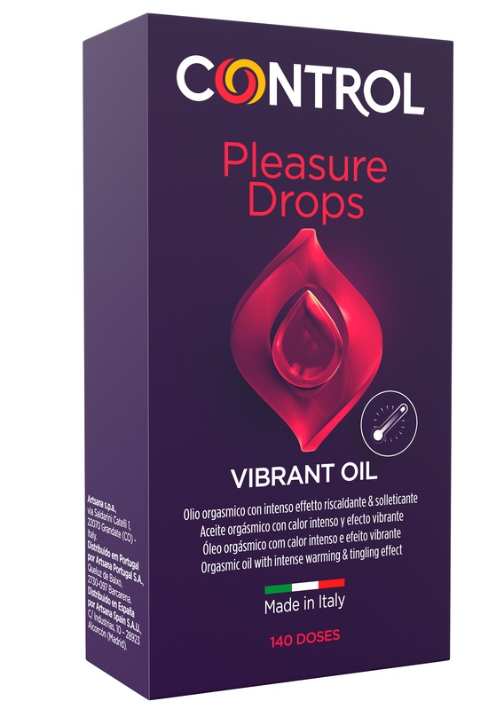 CONTROL VIBRANT OIL PLEASURE DROPS - Metafarm