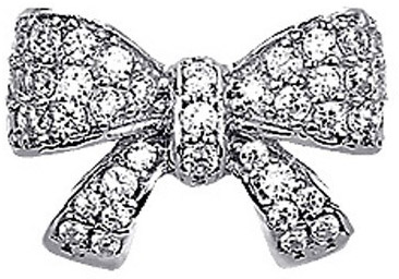 ORECCHINI BOW TIE CRYSTALS 12 MM - Metafarm