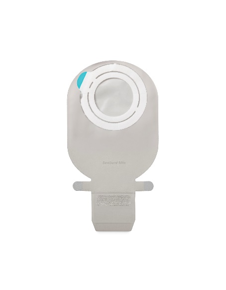SENSURA MIO FLEX SISTEMA 2 PEZZI CON AGGANCIO ADESIVO SACCA ILEOSTOMIA RIVESTITA 50MM DA 550 ML 30 PEZZI - Metafarm