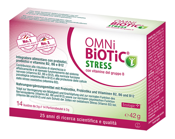 OMNI BIOTIC STRESS VITAMINE GRUPPO B 14 BUSTINE DA 3 G - Metafarm