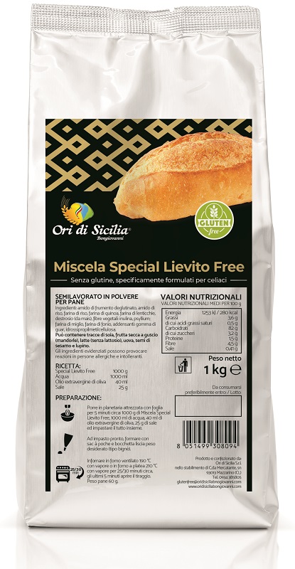 MISCELA SPECIAL LIEVITO FREE 1 KG - Metafarm