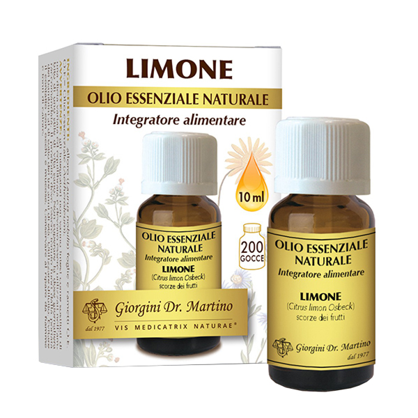 LIMONE OLIO ESSENZIALE NATURALE 10 ML - Metafarm