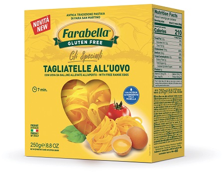 FARABELLA TAGLIATELLE ALL'UOVO 250 G - Metafarm