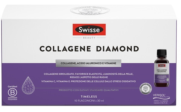 SWISSE COLLAGENE DIAMOND 10 FLACONCINI DA 30 ML - Metafarm