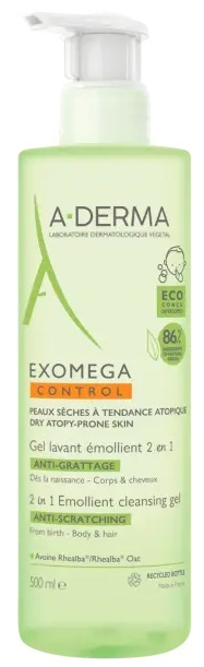 EXOMEGA CONTROL GEL LAVANT 2IN1 500 ML - Metafarm