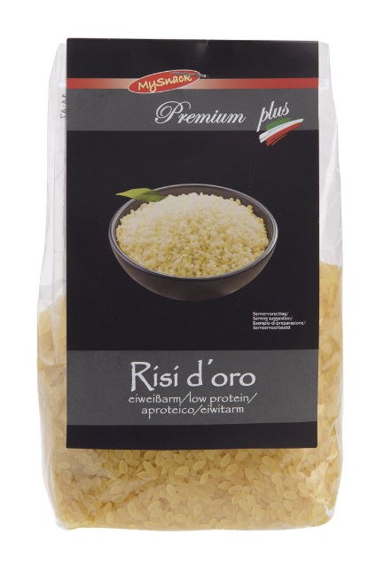 MY SNACK PREMIUM PLUS RISI D'ORO PASTA APROTEICA 500 G - Metafarm