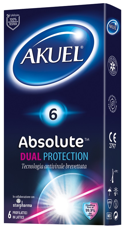 AKUEL ABSOLUTE DUAL PROTECTION 6 PEZZI - Metafarm