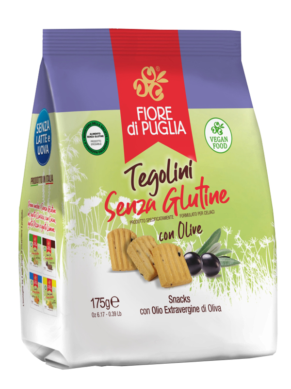 FIORE DI PUGLIA TEGOLINI CON OLIVE 175 G - Metafarm