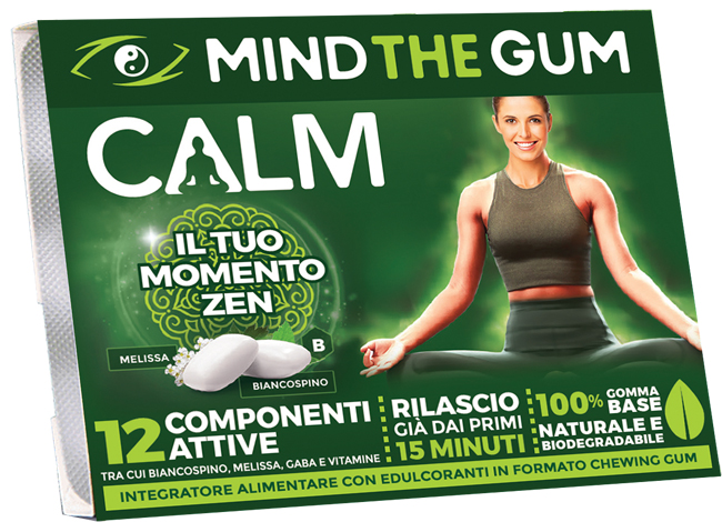 MIND THE GUM CALM 18 GOMME SENZA ZUCCHERO - Metafarm