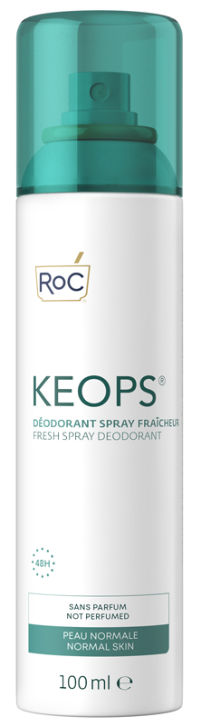 ROC KEOPS DEODORANTE SPRAY FRESCO 48H 100 ML - Metafarm