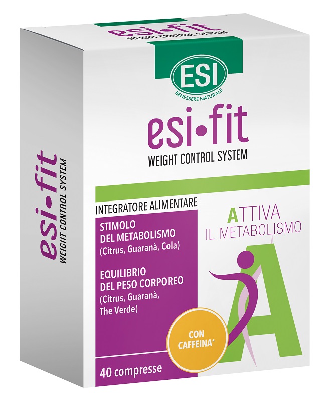 ESI FIT ATTIVA CON CAFFEINA 40 COMPRESSE - Metafarm