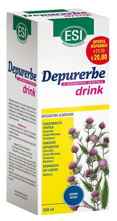 ESI DEPURERBE DRINK 500 ML - Metafarm