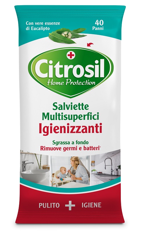 CITROSIL SALVIETTE IGIENIZZANTI EUCALIPTO 40 PEZZI - Metafarm
