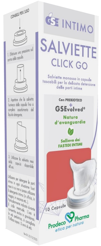 GSE INTIMO SALVIETTE CLICK GO 10 PEZZI - Metafarm