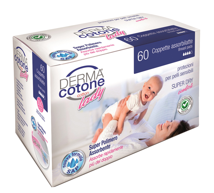 DERMACOTONE COPPETTA ASSORBILATTE 60 PEZZI - Metafarm