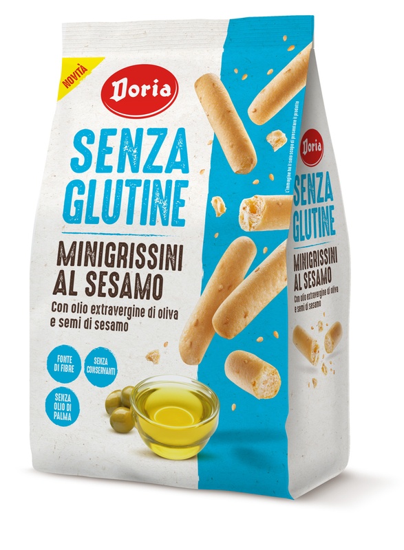 DORIA MINIGRISSINI SESAMO 150 G - Metafarm