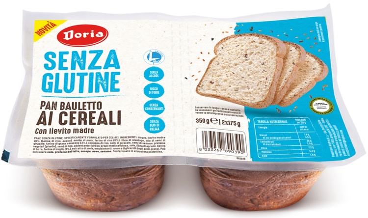 DORIA PAN BAULETTO CEREALI 2 PEZZI DA 175 G - Metafarm