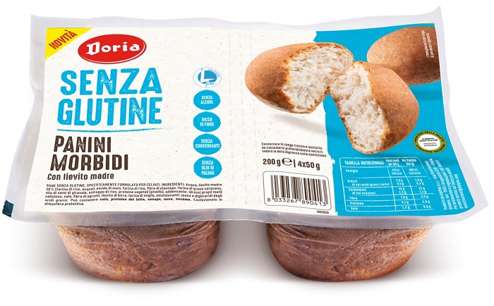 DORIA PANINI MORBIDI 4 PEZZI DA 50 G - Metafarm