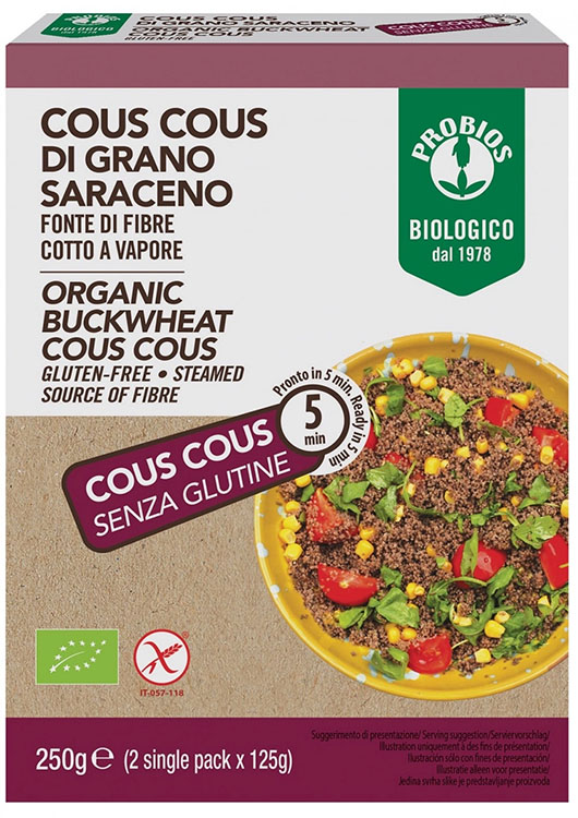 PROBIOS ALTRI CEREALI EASY COUS COUS SARACENO 250 G - Metafarm