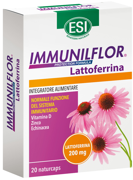 ESI IMMUNILFLOR LATTOFERRINA 20 NATURCAPS - Metafarm