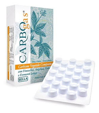 CARBOGAS 50 COMPRESSE - Metafarm