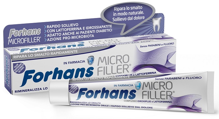 FORHANS DENTIFRICIO MICROFILLER PROTEZIONE SMALTO 75 ML - Metafarm