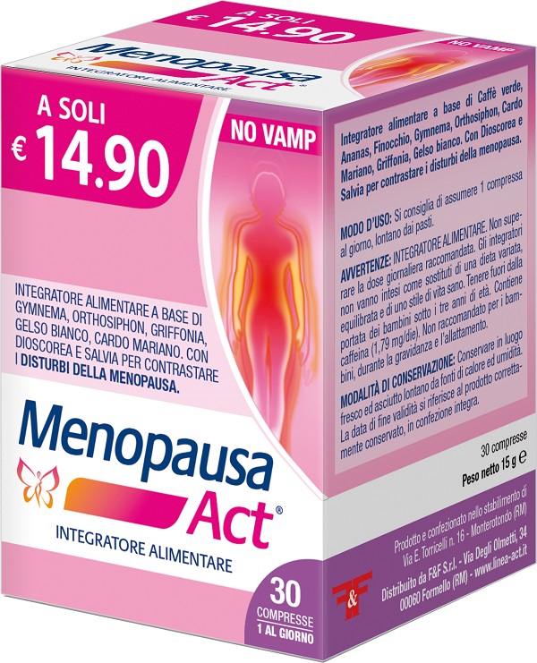 MENOPAUSA ACT 30 COMPRESSE - Metafarm