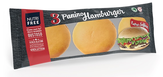 NUTRIFREE PANINO HAMBURGER 110 G - Metafarm