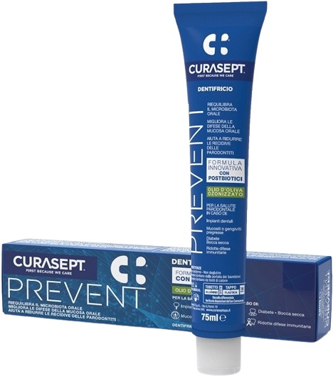 CURASEPT PREVENT DENTIFRICIO 75 ML - Metafarm