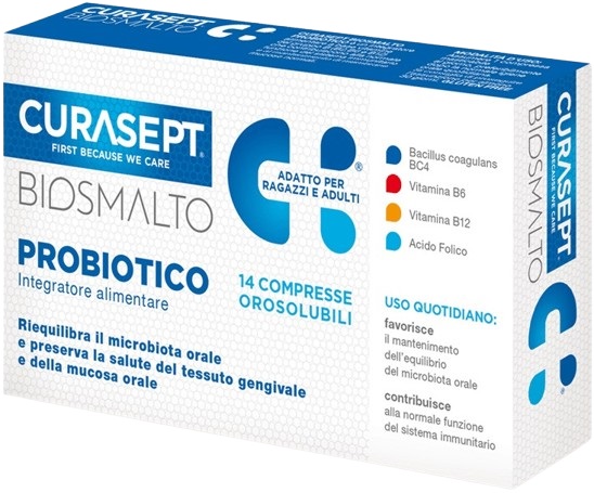 CURASEPT BIOSMALTO PROBIOTICO 14 COMPRESSE - Metafarm