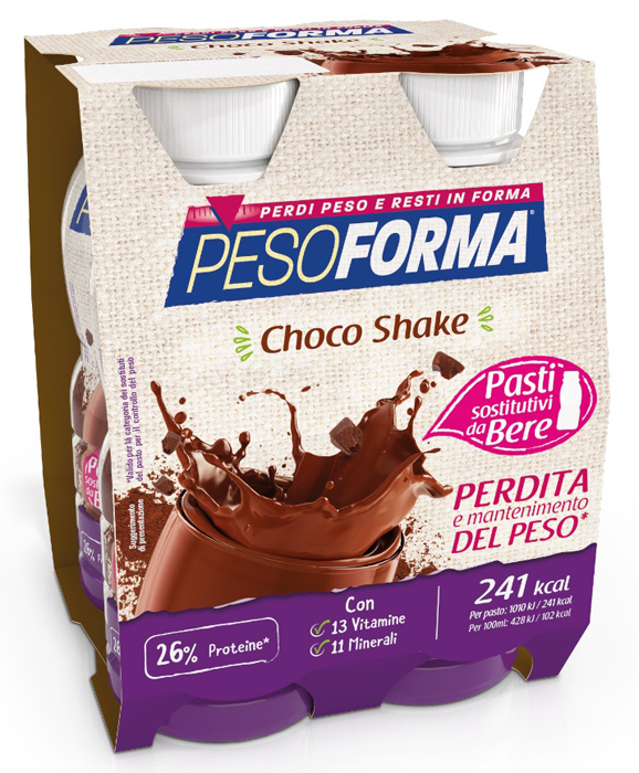 PESOFORMA CHOCO SHAKE 4X236 ML - Metafarm