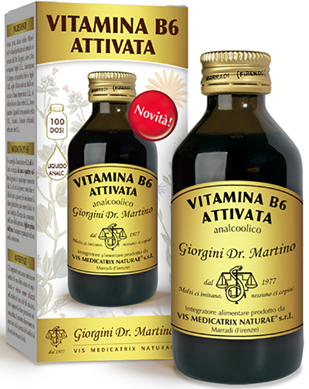 VITAMINA B6 ATTIVATA LIQUIDO ANALCOLICO 100 ML - Metafarm