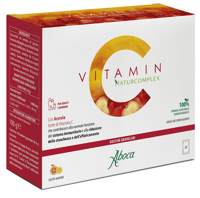 VITAMIN C NATURCOMPLEX 20 BUSTINE - Metafarm