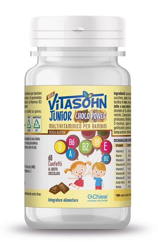 VITASOHN JUNIOR CHOCO POWER 60 CONFETTI - Metafarm