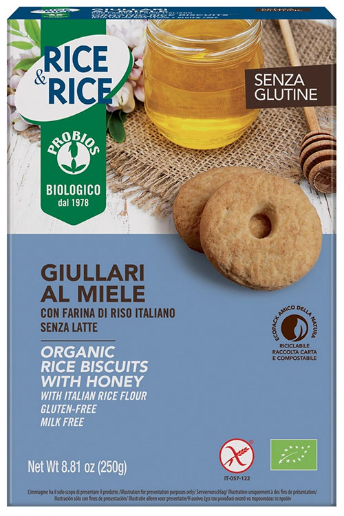 PROBIOS BISCOTTI GIULLARI MIELE 250 G - Metafarm