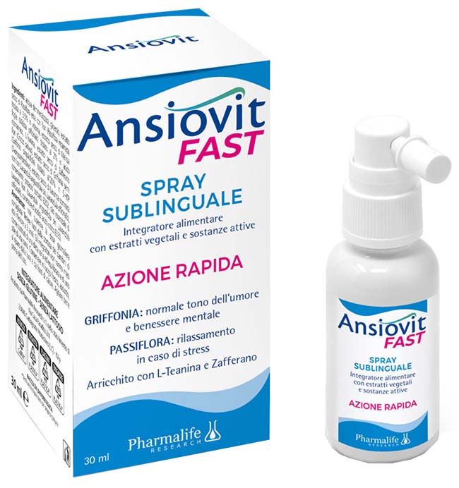 ANSIOVIT FAST SPRAY SUBLINGUALE 30 ML - Metafarm