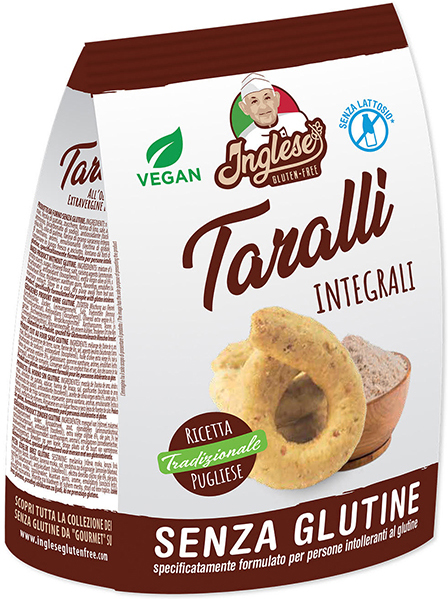 INGLESE TARALLI INTEGRALI 180 G - Metafarm