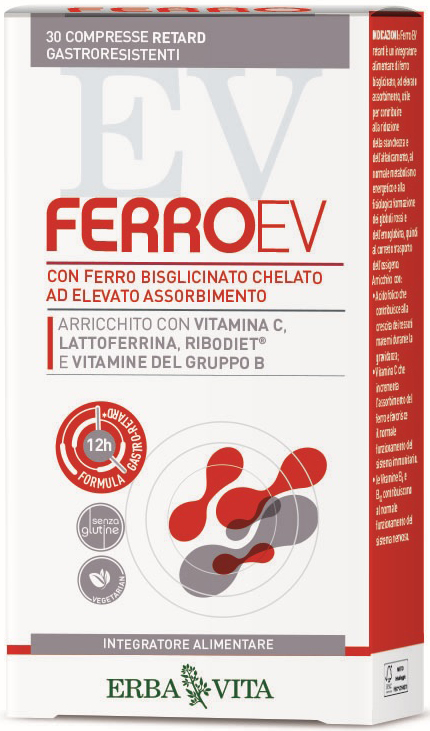 FERRO EV RETARD 30 COMPRESSE GASTRORESISTENTI - Metafarm