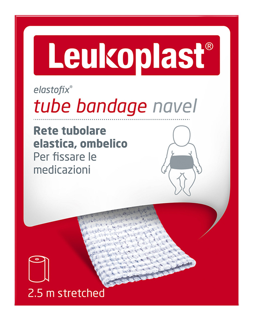 BENDA RETE ELASTOFIX LEUKOPLAST OMBELICO 2,50 M - Metafarm