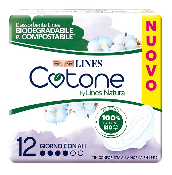 LINES COTONE BIO ULTRA ALI 12 PEZZI - Metafarm