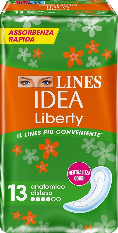 LINES IDEA LIBERTY DWCT ANATOMICI 13 PEZZI - Metafarm