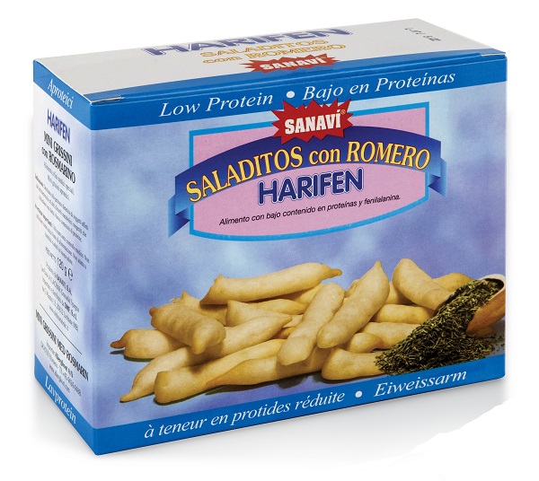 HARIFEN SALADITOS ROSMARINO 4X30 G - Metafarm