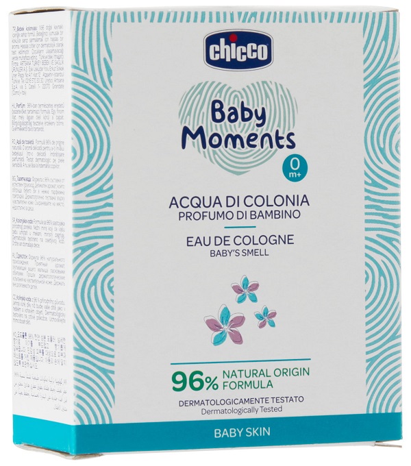 CHICCO BABY MOMENTS ACQUA DI COLONIA PROFUMO DI BAMBINO 100 ML - Metafarm