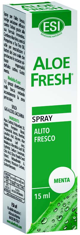 ESI ALOE FRESH SPRAY ALITO MENTA FORTE 15 ML - Metafarm