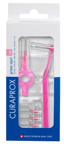 CURAPROX CPS 08 SCOVOLINO PRIME START 08 PINK 5 PEZZI - Metafarm